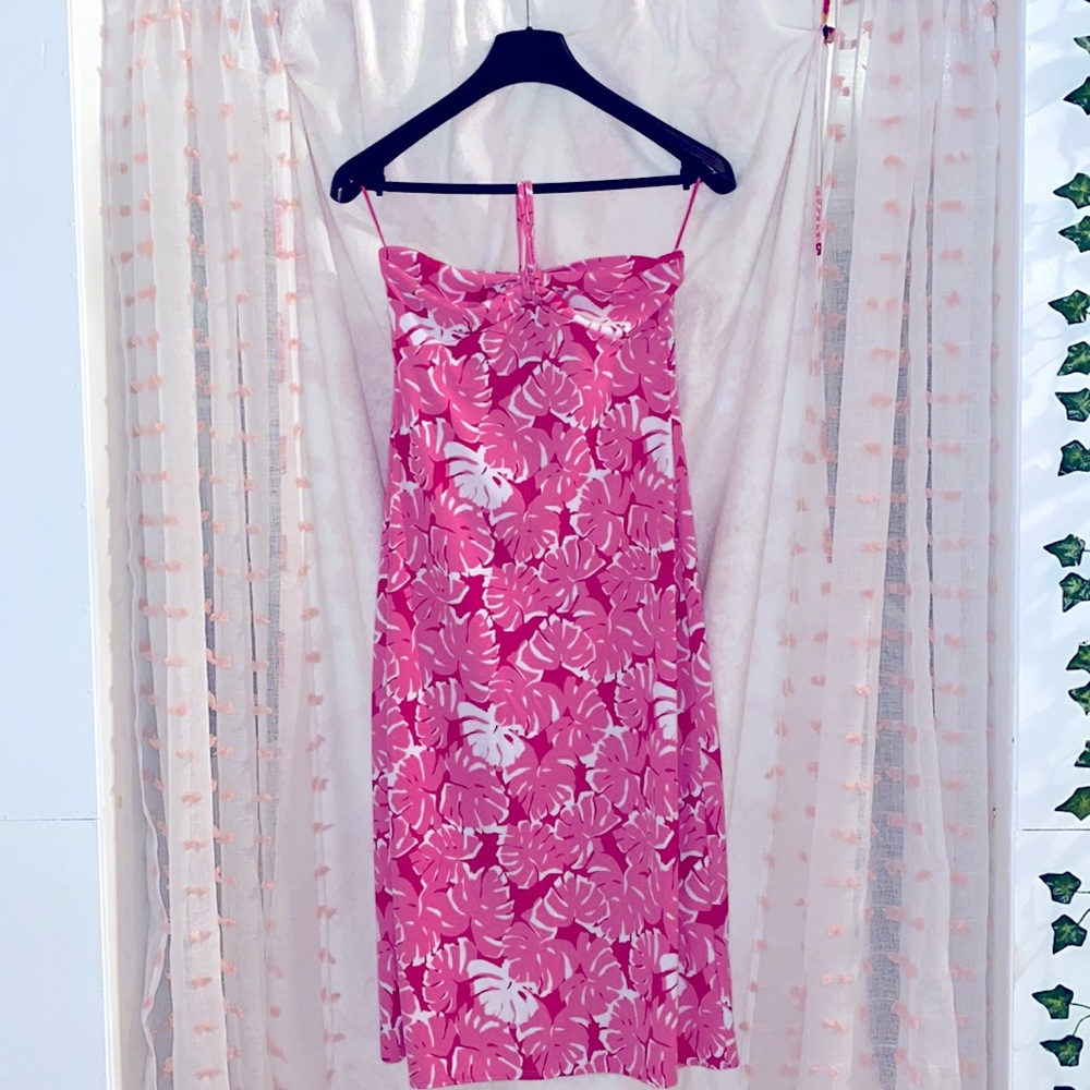 Michael Kors Tropical Halter Dress